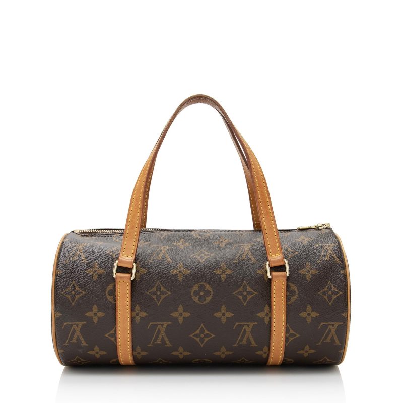 Louis Vuitton Monogram Canvas Papillon 26 Satchel (SHF-22836) - Barde - Image 3