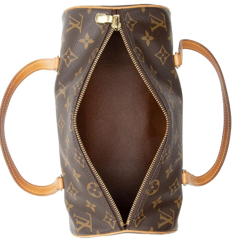 Louis Vuitton Monogram Canvas Papillon 26 Satchel (SHF-22836) - Barde - Image 7