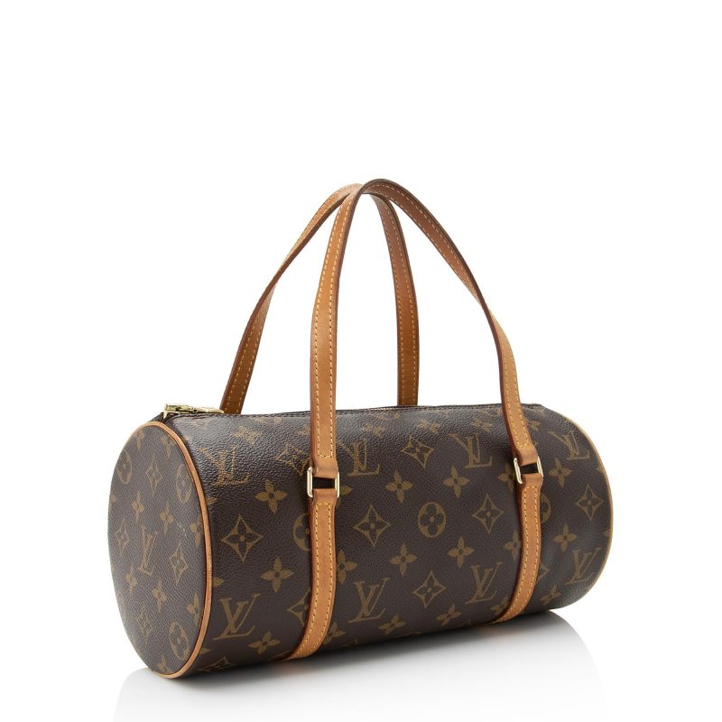Louis Vuitton Monogram Canvas Papillon 26 Satchel (SHF-22836) - Barde - Image 2
