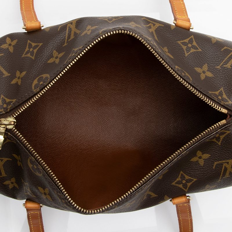 Louis Vuitton Monogram Canvas Papillon 26 Satchel (SHF-23766) - Barde - Image 7