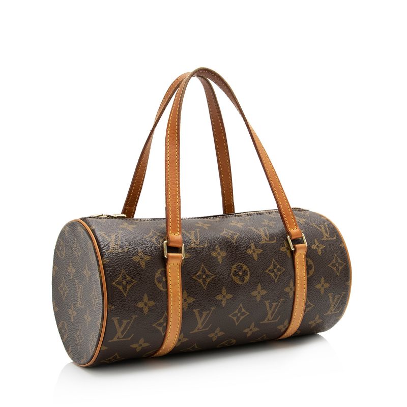 Louis Vuitton Monogram Canvas Papillon 26 Satchel (SHF-23766) - Barde - Image 2