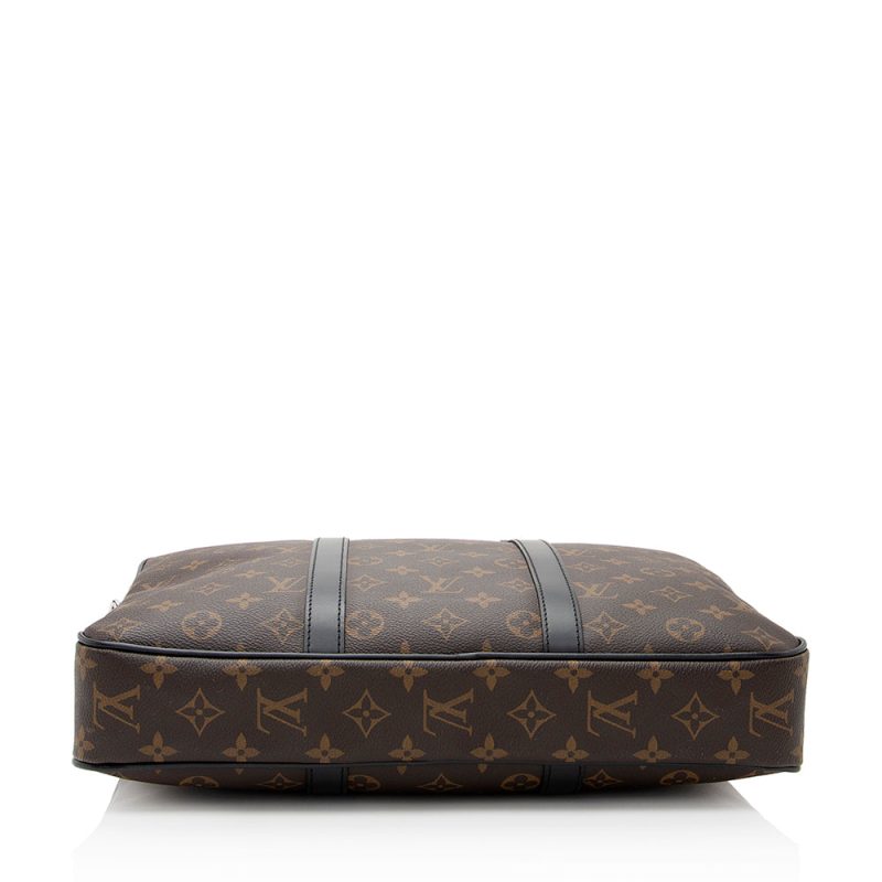 Louis Vuitton Monogram Canvas Porte-Documents Voyage PM Messenger Bag (SHF-21188) - Barde - Image 4