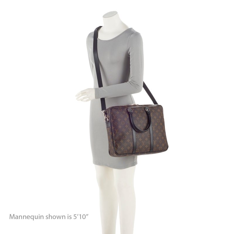 Louis Vuitton Monogram Canvas Porte-Documents Voyage PM Messenger Bag (SHF-21188) - Barde - Image 5