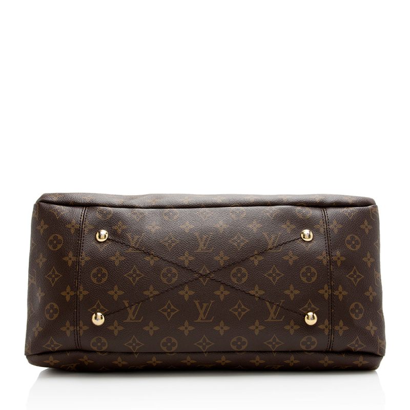 Louis Vuitton Monogram Canvas Python Artsy MM Shoulder Bag (SHF-21743) - Barde - Image 4