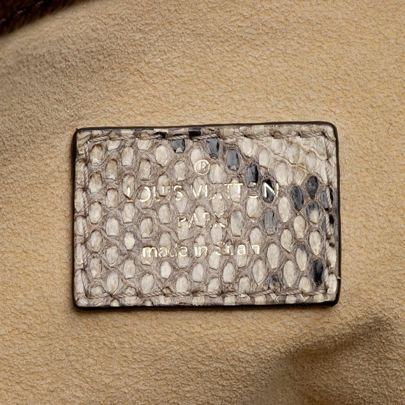 Louis Vuitton Monogram Canvas Python Artsy MM Shoulder Bag (SHF-21743) - Barde - Image 8