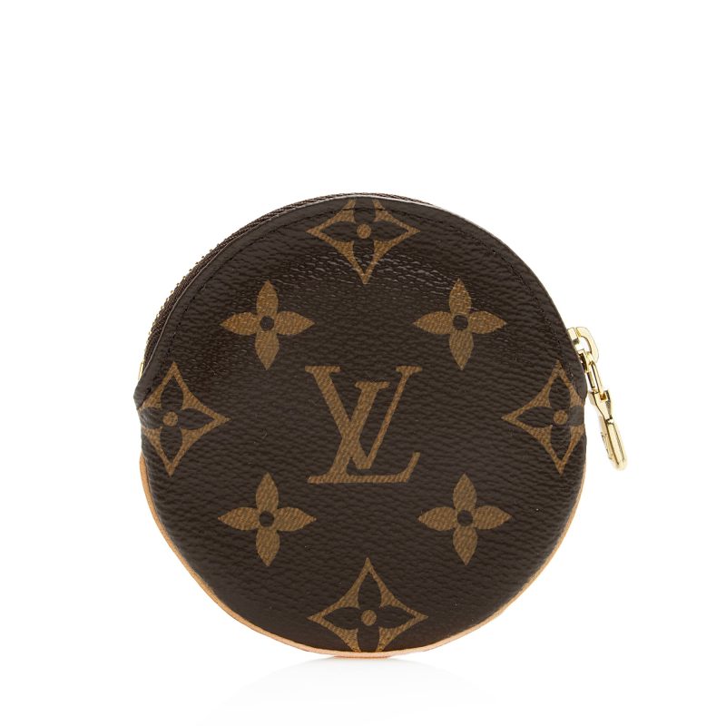 Louis Vuitton Monogram Canvas Round Coin Pouch (SHF-22814) - Barde - Image 3