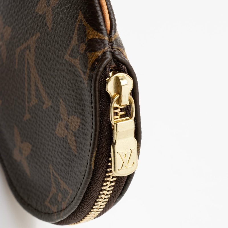 Louis Vuitton Monogram Canvas Round Coin Pouch (SHF-22814) - Barde - Image 6