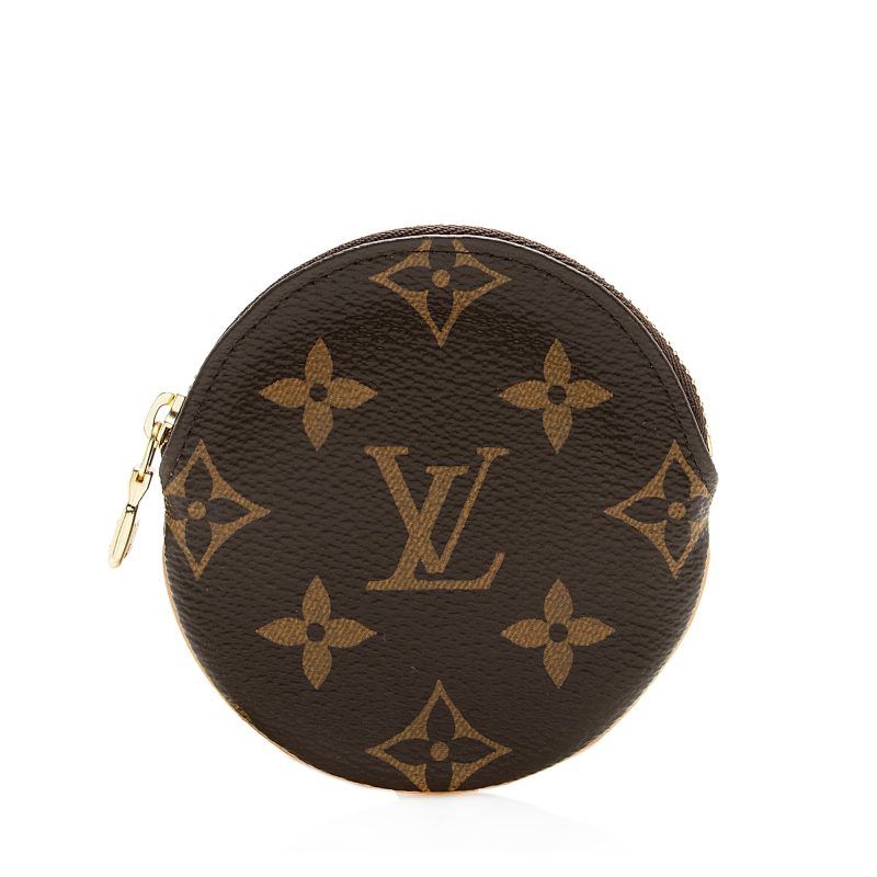 Louis Vuitton Monogram Canvas Round Coin Pouch (SHF-22814) - Barde