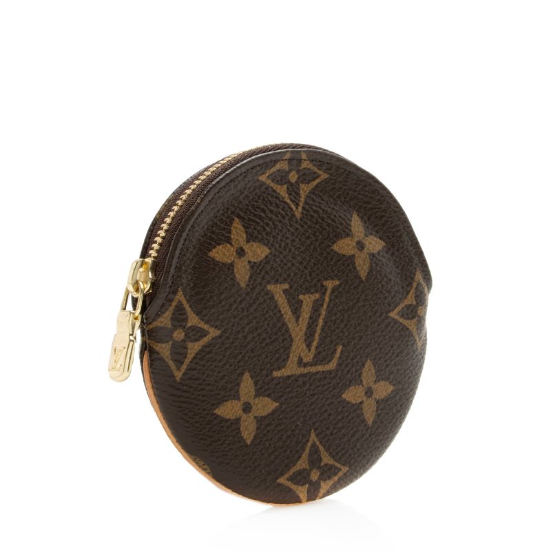 Louis Vuitton Monogram Canvas Round Coin Pouch (SHF-22814) - Barde - Image 2