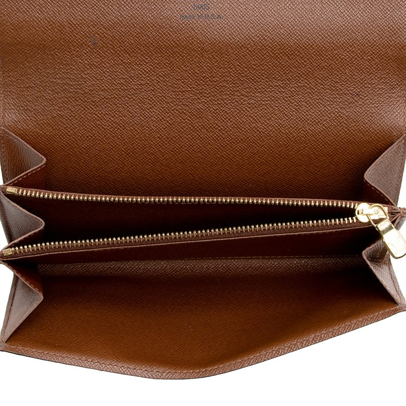 Louis Vuitton Monogram Canvas Sarah Wallet (SHF-22008) - Barde - Image 5