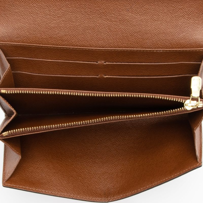 Louis Vuitton Monogram Canvas Sarah Wallet (SHF-4xD5xw) - Barde - Image 5