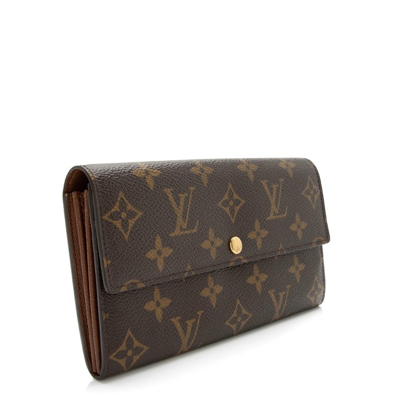 Louis Vuitton Monogram Canvas Sarah Wallet (SHF-4xD5xw) - Barde - Image 2