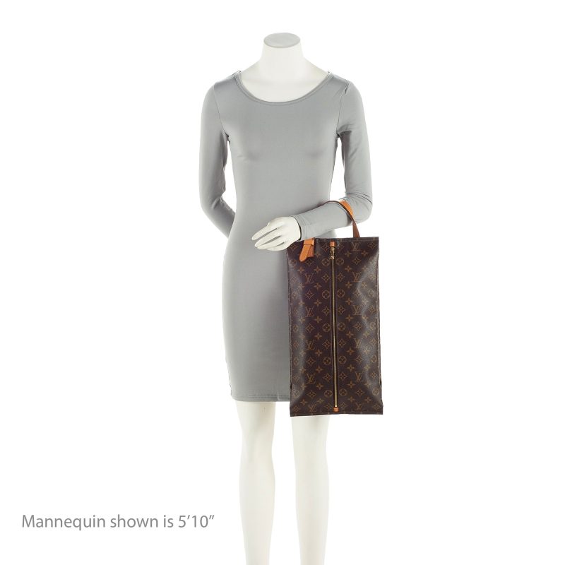 Louis Vuitton Monogram Canvas Shoe Pouch (SHF-22860) - Barde - Image 5