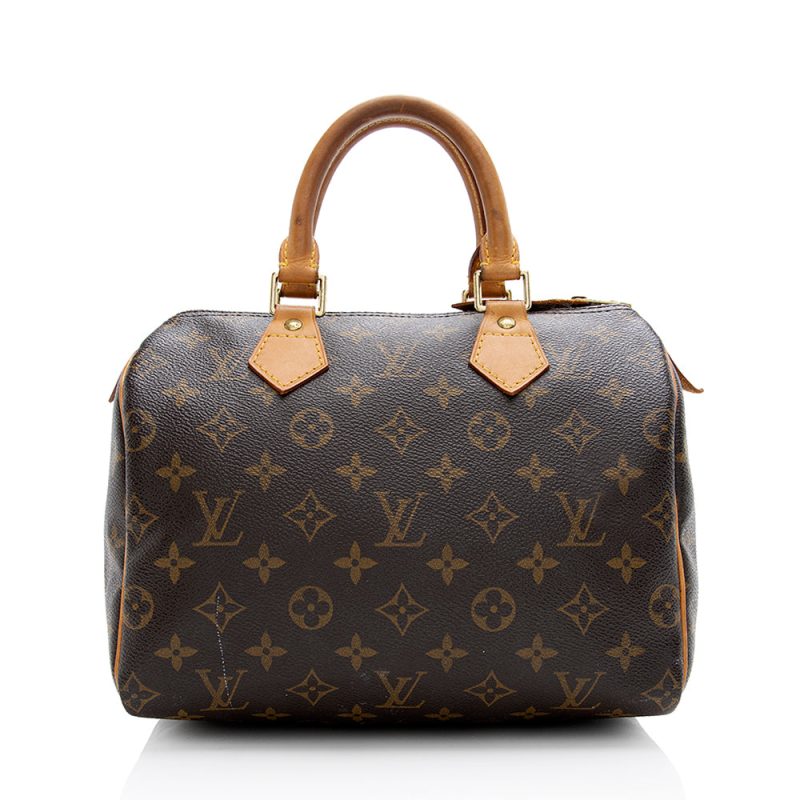 Louis Vuitton Monogram Canvas Speedy 25 Satchel (SHF-21640) - Barde