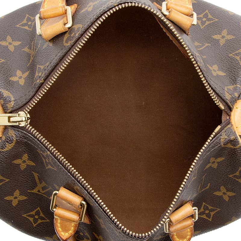 Louis Vuitton Monogram Canvas Speedy 25 Satchel (SHF-21640) - Barde - Image 7
