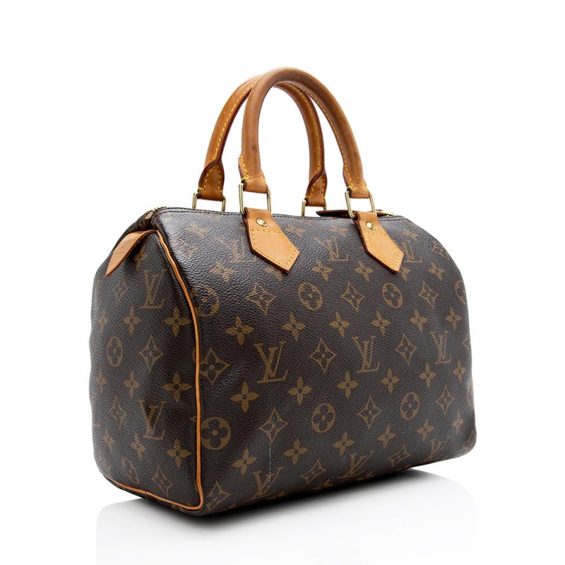 Louis Vuitton Monogram Canvas Speedy 25 Satchel (SHF-21640) - Barde - Image 2