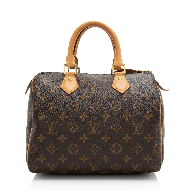 Louis Vuitton Monogram Canvas Speedy 25 Satchel (SHF-23455) - Barde - Image 3