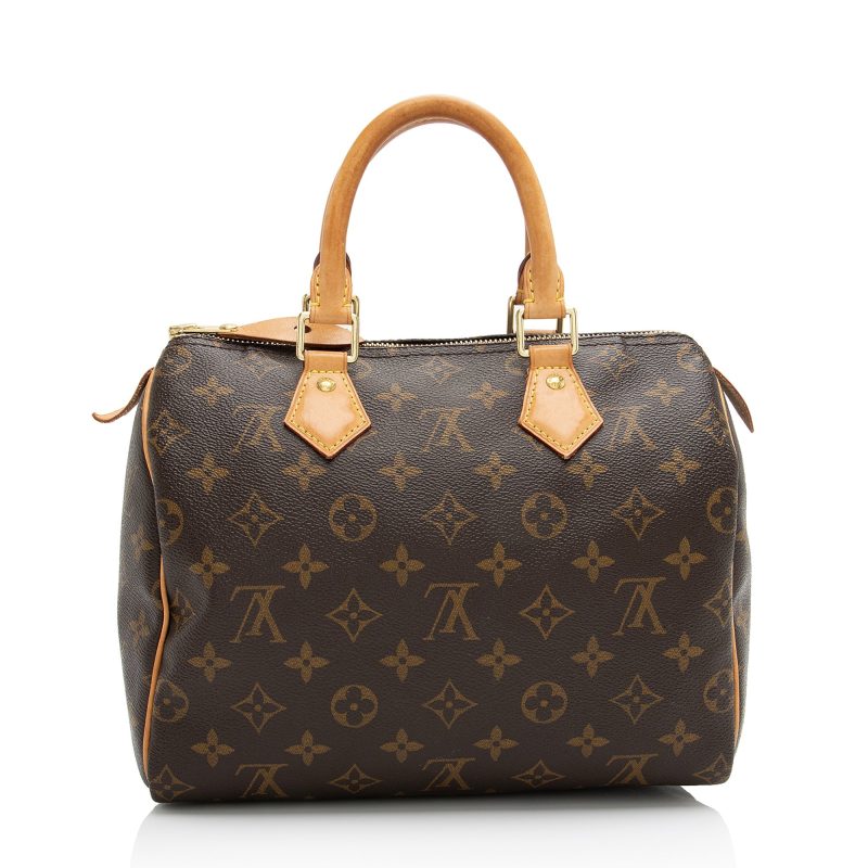 Louis Vuitton Monogram Canvas Speedy 25 Satchel (SHF-23455) - Barde