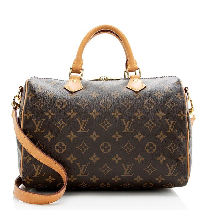 Louis Vuitton Monogram Canvas Speedy Bandouliere 30 Satchel (SHF-21089) - Barde