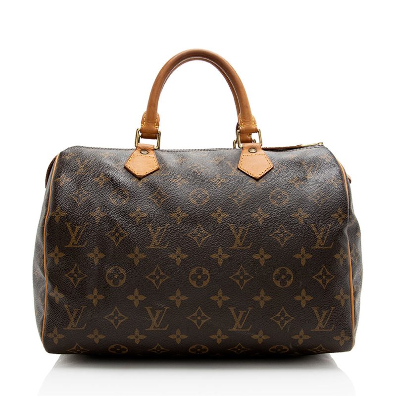 Louis Vuitton Monogram Canvas Speedy 30 Satchel (SHF-21420) - Barde