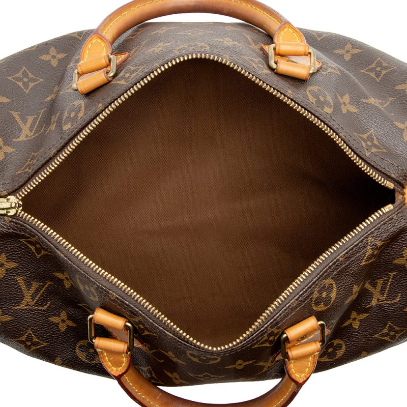 Louis Vuitton Monogram Canvas Speedy 30 Satchel (SHF-21420) - Barde - Image 7
