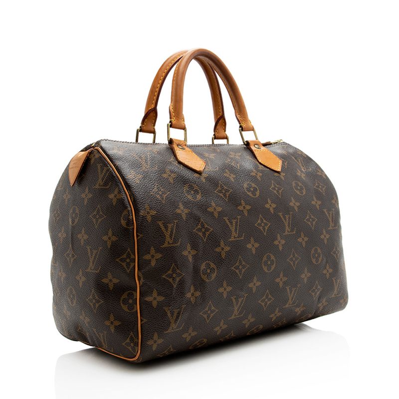 Louis Vuitton Monogram Canvas Speedy 30 Satchel (SHF-21420) - Barde - Image 2