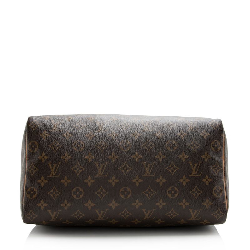 Louis Vuitton Monogram Canvas Speedy 35 Satchel (SHF-21589) - Barde - Image 4