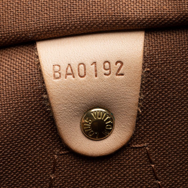 Louis Vuitton Monogram Canvas Speedy 35 Satchel (SHF-21589) - Barde - Image 6