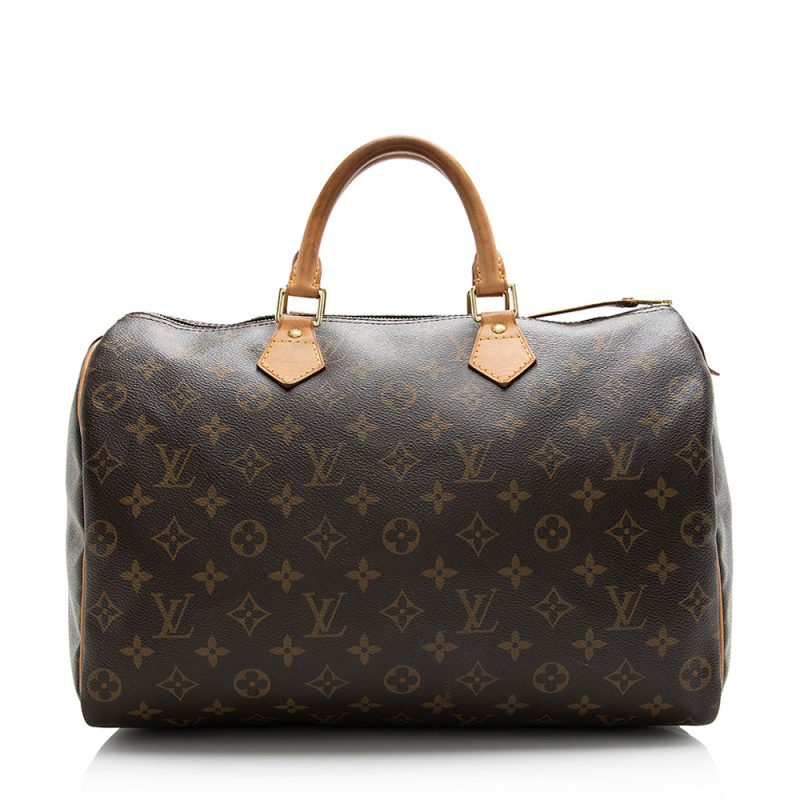 Louis Vuitton Monogram Canvas Speedy 35 Satchel (SHF-21589) - Barde