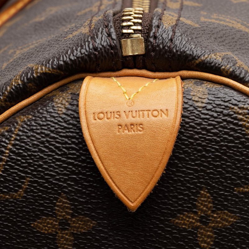 Louis Vuitton Monogram Canvas Speedy 40 Satchel (SHF-22780) - Barde - Image 8