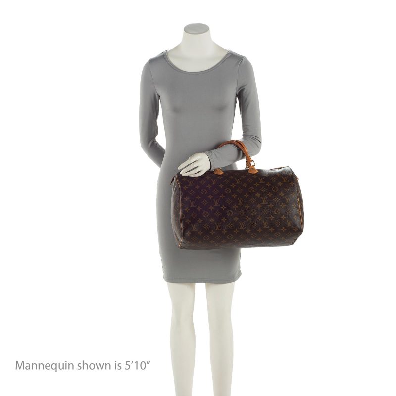 Louis Vuitton Monogram Canvas Speedy 40 Satchel (SHF-22780) - Barde - Image 5