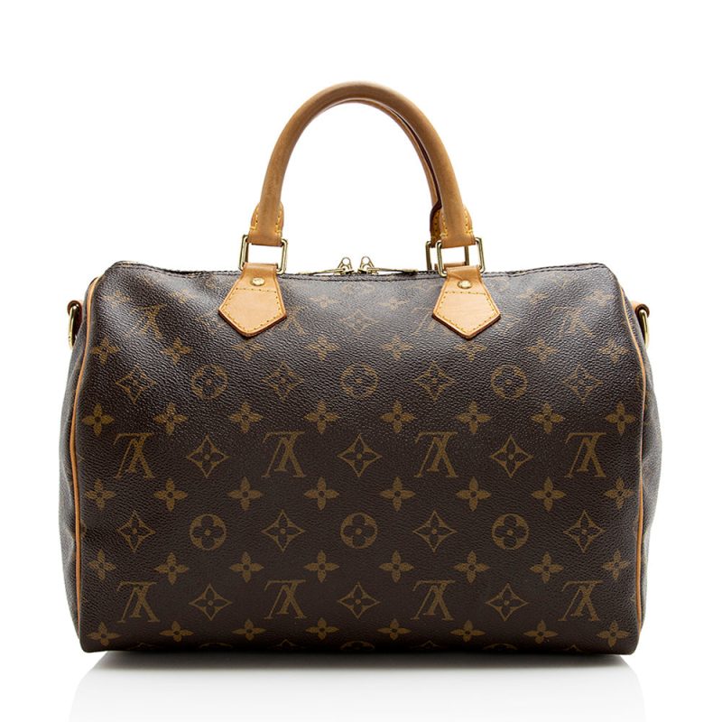 Louis Vuitton Monogram Canvas Speedy Bandouliere 30 Satchel (SHF-21747) - Barde - Image 3