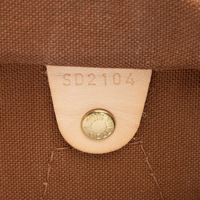 Louis Vuitton Monogram Canvas Speedy Bandouliere 30 Satchel (SHF-21747) - Barde - Image 6