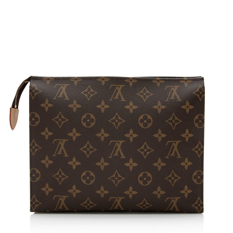 Louis Vuitton Monogram Canvas Toiletry Pouch 26 (SHF-21652) - Barde - Image 3