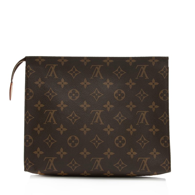 Louis Vuitton Monogram Canvas Toiletry Pouch 26 (SHF-23148) - Barde - Image 3