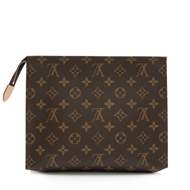 Louis Vuitton Monogram Canvas Toiletry Pouch 26 (SHF-23149) - Barde - Image 3