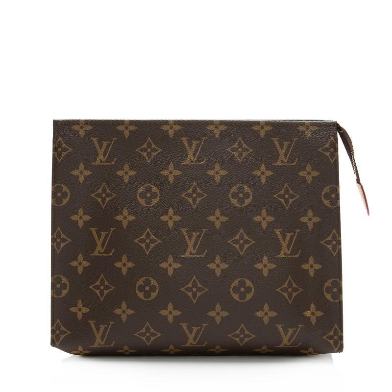 Louis Vuitton Monogram Canvas Toiletry Pouch 26 (SHF-23149) - Barde