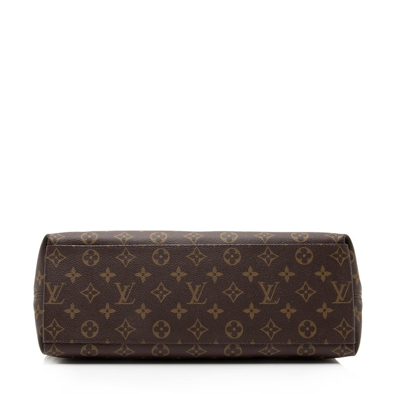 Louis Vuitton Monogram Canvas Tuileries Hobo (SHF-23654) - Barde - Image 4