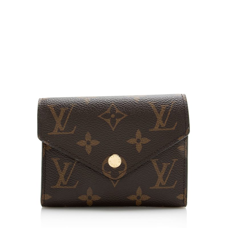 Louis Vuitton Monogram Canvas Victorine Wallet (SHF-22544) - Barde