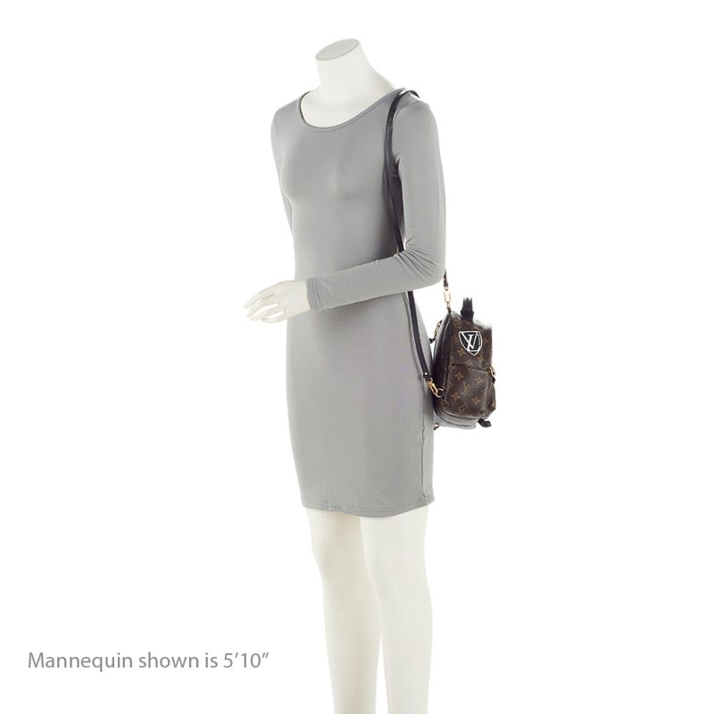 Louis Vuitton Monogram Canvas Palm Springs Mini Backpack - FINAL SALE (SHF-21047) - Barde - Image 5