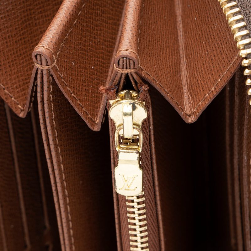 Louis Vuitton Monogram Canvas Zippy Wallet (SHF-21521) - Barde - Image 8