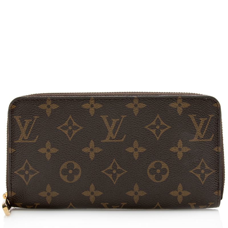 Louis Vuitton Monogram Canvas Zippy Wallet (SHF-21599) - Barde