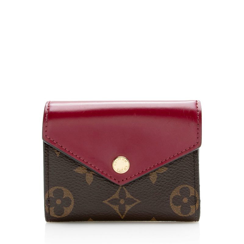 Louis Vuitton Monogram Canvas Zoe Wallet (SHF-22155) - Barde