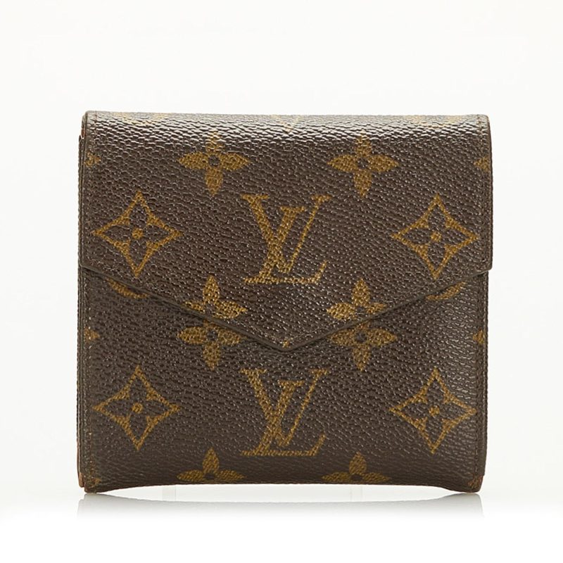 Louis Vuitton Monogram Compact Wallet (SHG-37157) - Barde - Image 3