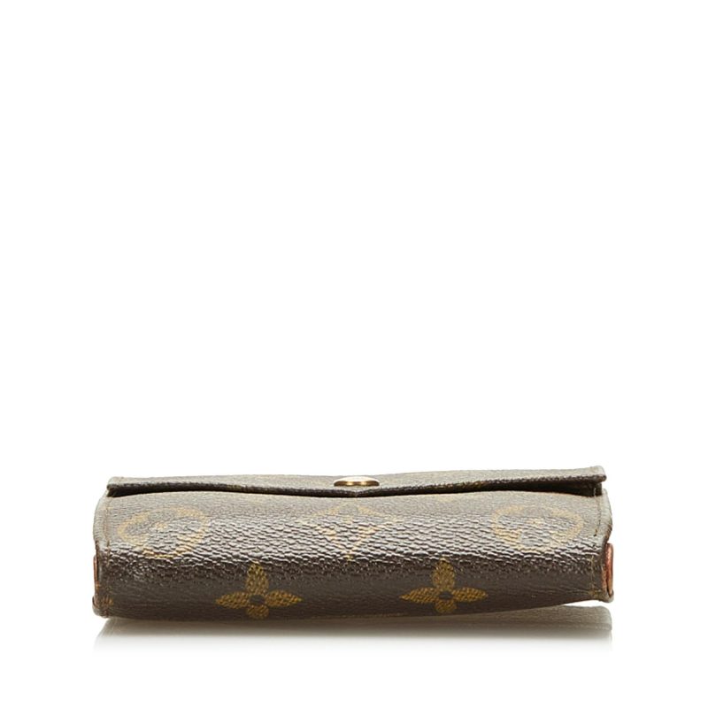 Louis Vuitton Monogram Compact Wallet (SHG-37157) - Barde - Image 4