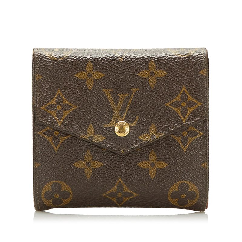 Louis Vuitton Monogram Compact Wallet (SHG-37157) - Barde