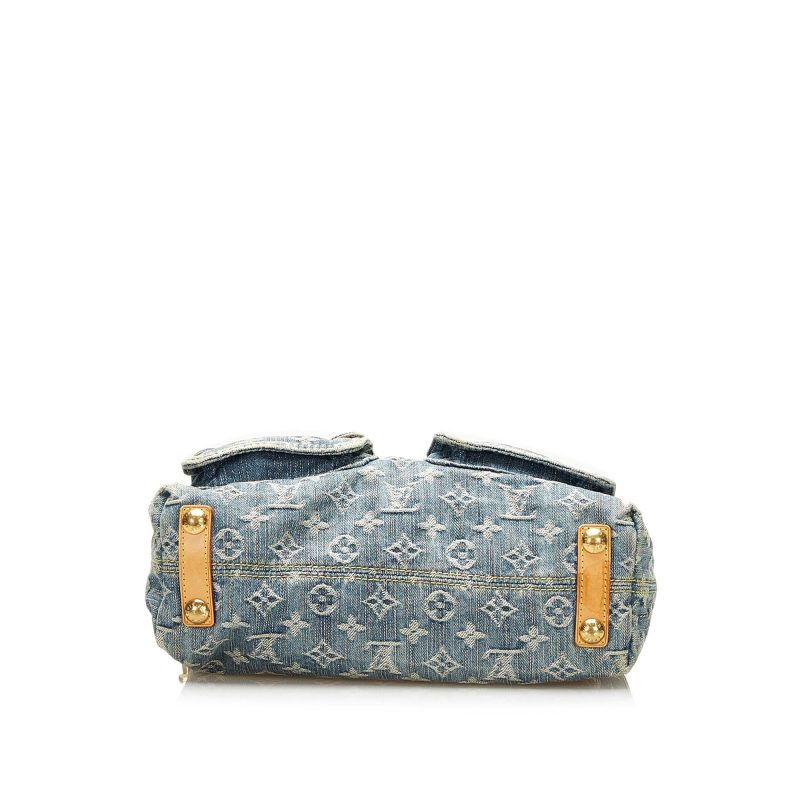 Louis Vuitton Monogram Denim Baggy PM (SHG-35571) - Barde - Image 4