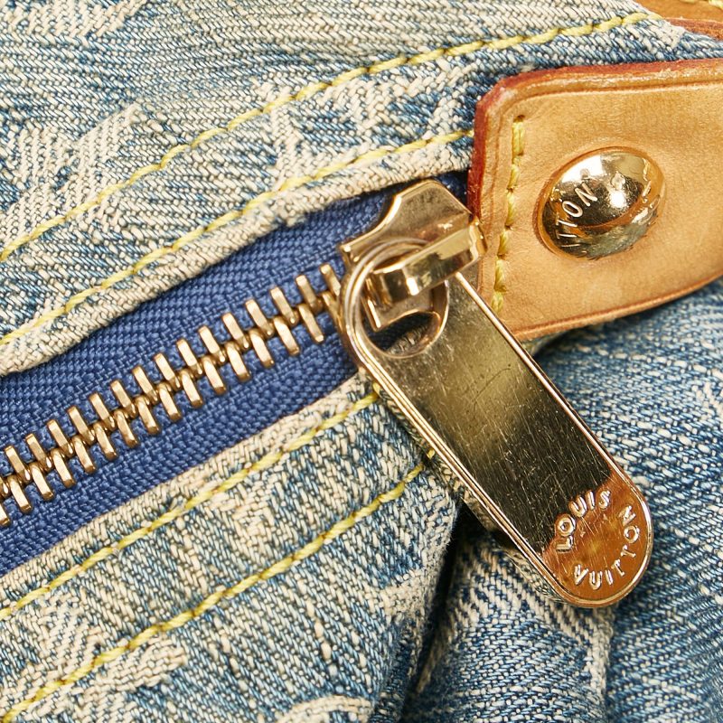 Louis Vuitton Monogram Denim Baggy PM (SHG-35571) - Barde - Image 10
