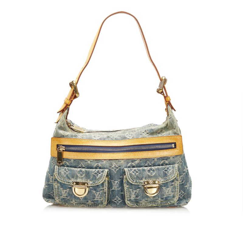 Louis Vuitton Monogram Denim Baggy PM (SHG-35571) - Barde