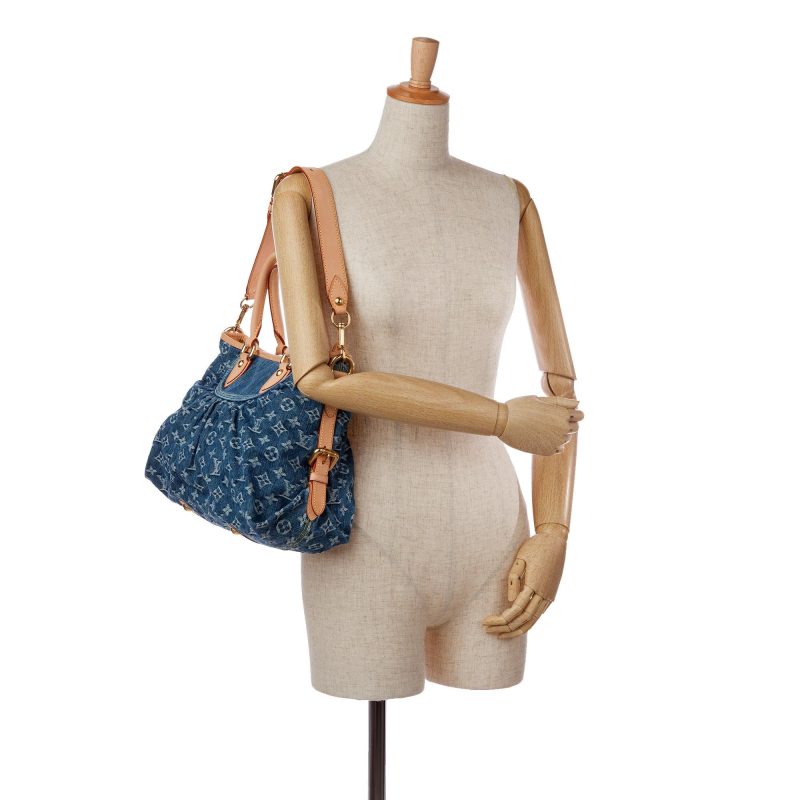 Louis Vuitton Monogram Denim Neo Cabby MM (SHG-36557) - Barde - Image 5